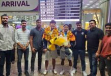 Indian U-19 Football Team Triumphs in SAFF Games: Yash Chikro and Naoba Singh welcomed in Jaipur Proud moment of Indian Under-19 football team