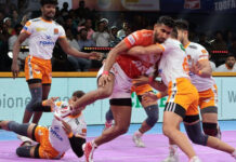 Chiyaneh’s brilliance takes Puneri Paltan to a second consecutive win against Gujarat Giants
