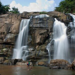 The view of these waterfalls is worth seeing during the rainy season