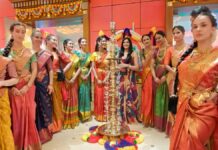 Adah Sharma left speechless after seeing 20 foreign girls in saree