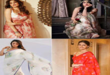Bollywood actresses who broke the floral saree trend Bollywood actresses who broke the floral saree trend