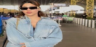 Nikki Tamboli Turns the Airport into a Fashion Runway